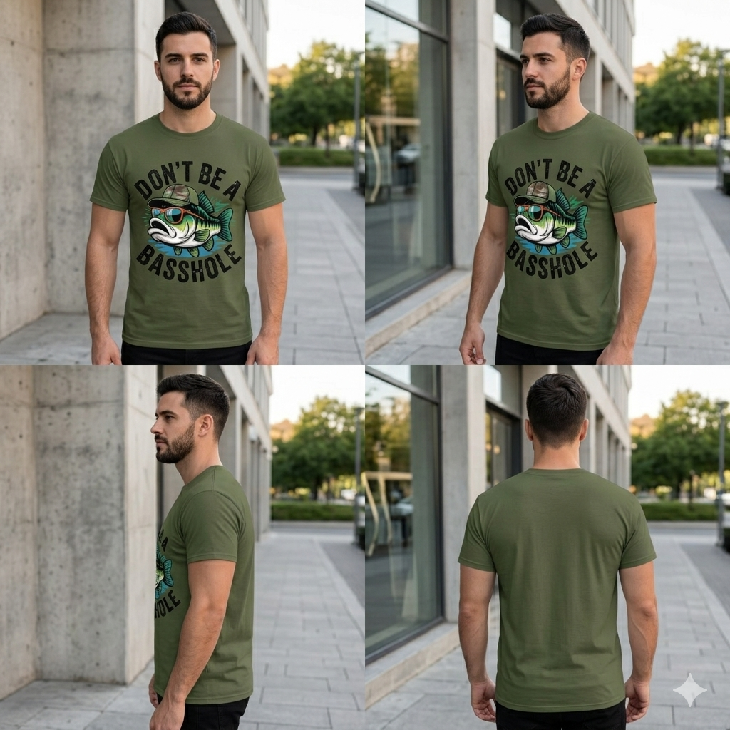 The "Don’t Be A Basshole" Tee – High-Def Detail & Ultimate Comfort