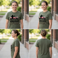 The "Pretty in Pink, Dangerous in Camo" Tee – Vibrant DTF Classic Fit