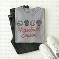 Baseball Season Graphic Tee – Athletic Heather Sport Shirt