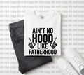 Ain't No Hood Like Fatherhood Comfort Colors Graphic Tee