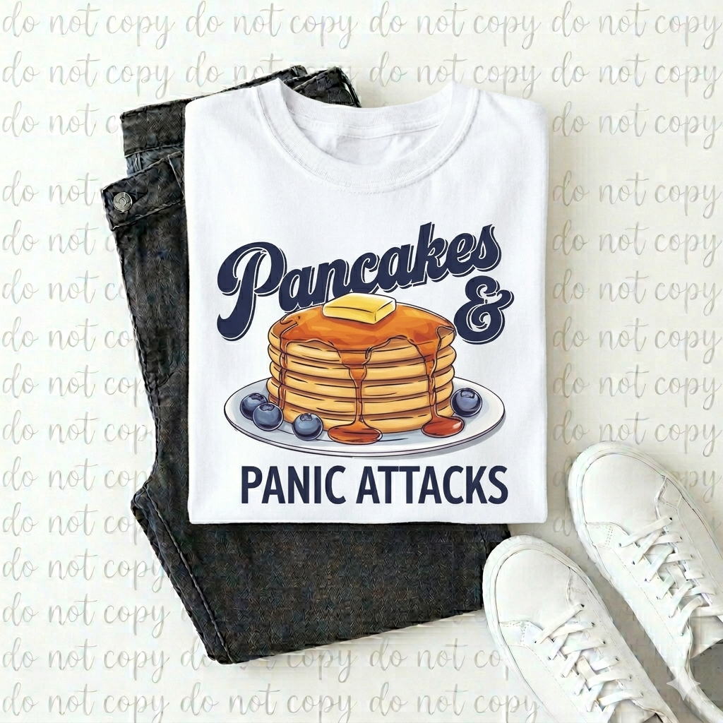 The Pancakes & Panic Attacks Graphic Tee