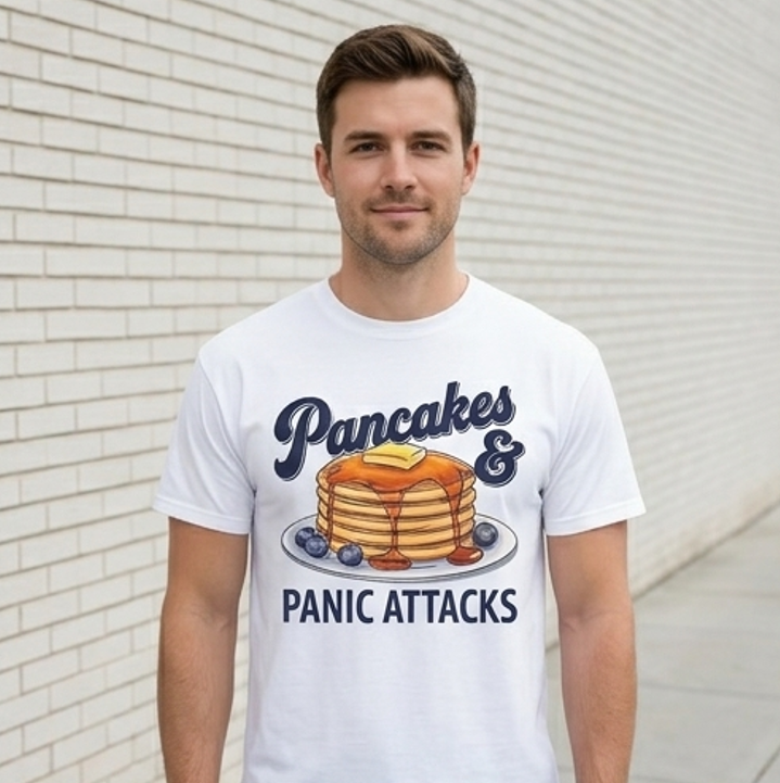 The Pancakes & Panic Attacks Graphic Tee